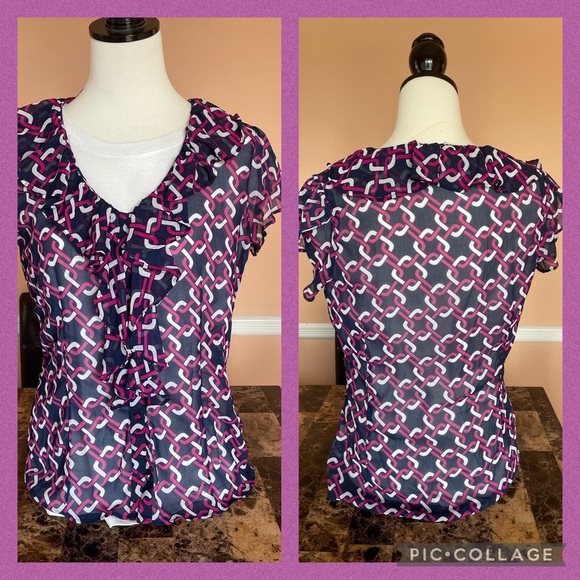 Banana Republic cap sleeve top size medium - Picture 1 of 5